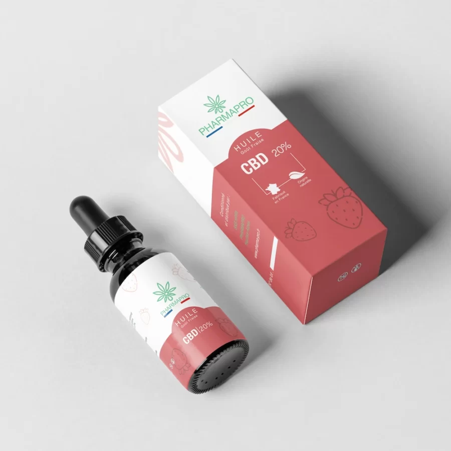 Huile CBD Fraise 20% 2