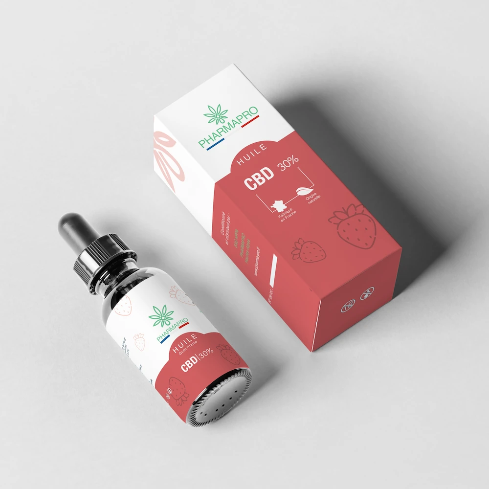 Huile CBD Fraise 30% 2