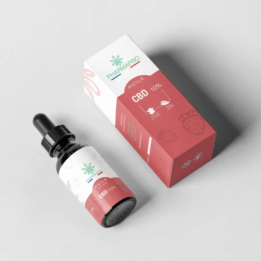 Huile CBD Fraise 10% 1